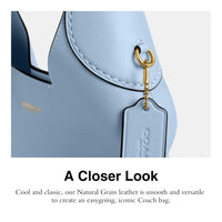 Thumbnail for COACH Womens Brooklyn Shoulder Bag 28 Bluebell One Size