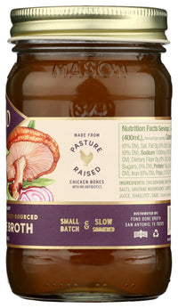 Thumbnail for Fond, Shiitake & Sage Chicken Bone Broth, 14 Fl Oz