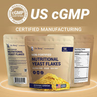 Thumbnail for Dr. Berg Premium Nutritional Yeast Flakes - Delicious Non-Fortified Nutritional Yeast with Naturally Occurring B Vitamins - 8oz