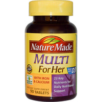 Thumbnail for Nature Made Women's Multivitamin Tablets, 90 Count for Daily Nutritional Support
