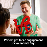 Thumbnail for LEGO Art Love Collectible Building Set - DIY Kit for Adults, Ages 18+ - Gifts for Birthdays - Home Decor to Display on Table - 31214