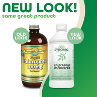 Thumbnail for Dynamic Health Liquid Chlorophyll Unflavored 100 mg, Sodium Copper Chlorophyllins with Alfalfa and Mulberry Leaves, Plant Cleanse and Deodorizing, No Added Sugar, 16 Fl Oz