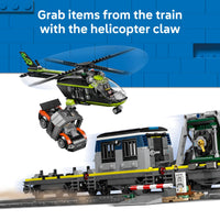 Thumbnail for LEGO City Police Train Heist Building Toy - Train Set with Police Car Toy for Boys & Girls, Ages 7+ - Pretend Play Set for Kids - Gifts for Birthdays - 60508