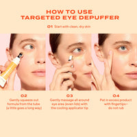 Thumbnail for Murad Targeted Eye Depuffer – Ginseng, Lily, and Caffeine Eye Cream Fights Fatigued and Stressed Appearance by Brightening, Depuffing, and Firming Under-Eye Bags – 0.5 Fl Oz