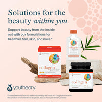 Thumbnail for Youtheory Advanced Collagen with Vitamin C - 6,000 mg Hydrolyzed Collagen Peptides & Amino Acids - Hair, Nails, Joints & Bones Support - 120 Tablets (20-Day Supply)*
