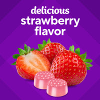 Thumbnail for vitafusion Extra Strength Vitamin D3 Gummy, Strawberry Flavored Bone and Immune System Support (1) 120 Count