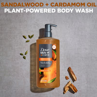 Thumbnail for DOVE MEN + CARE Body Wash Sandalwood & Cardamom Oil Plant-Based Moisturizing Body Wash for Men, 26oz