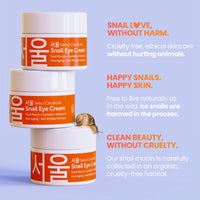 Thumbnail for Korean Vitamin C Serum + 97.5% Snail Mucin Eye Cream Set for Glowing Skin & Youthful Eyes