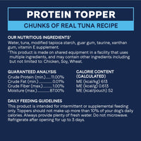 Thumbnail for CANIDAE Pure Protein Topper Wet Dog Food, Chunks of Real Tuna in Gravy Recipe, 3 oz. (Case of 12)