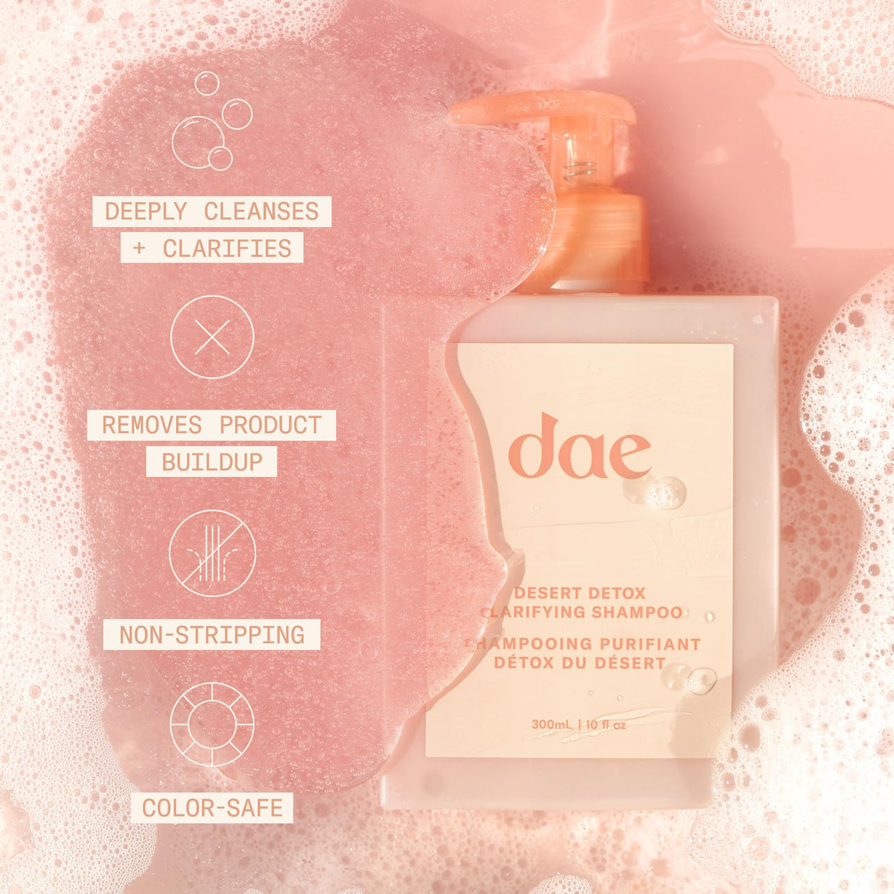 DAE Desert Detox Clarifying Shampoo Full Size (10oz)