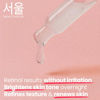Thumbnail for SeoulCeuticals 1% Korean Retinol Night Serum for Face - 97.5% Snail Mucin + Hyaluronic Acid + Bakuchiol, Cruelty Free K Beauty for Sensitive Skin 1oz