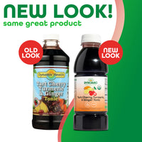 Thumbnail for Dynamic Health Tart Cherry Juice Tonic with Turmeric & Ginger | Vegetarian and Kosher | Key Compounds | 16 Fl Oz