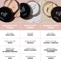 Thumbnail for e.l.f. Poreless Face Primer, Skin-Perfecting & Lightweight, Long Lasting, Smooths & Preps to Create Flawless Base, Infused with Tea Tree and Vitamins A & E, 0.74 oz (21g)