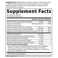 Thumbnail for Garden of Life Raw Calcium Supplement for Women and Men - Vitamin Code Made from Whole Foods with Magnesium, K2, Vitamin D3 and Vitamin C plus Probiotics for Digestion, 120 Capsules