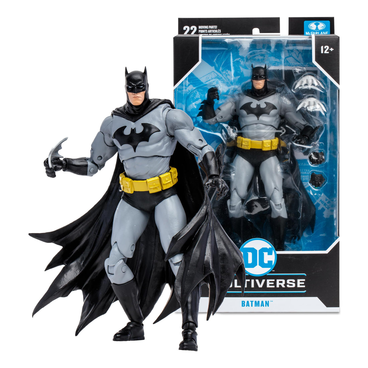 McFarlane Toys - DC Multiverse Batman (Hush) 7in Action Figure (Black & Grey)