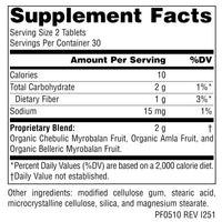 Thumbnail for Planetary Herbals Triphala Gold 1000mg - 60 Tablets