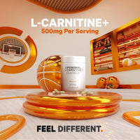 Thumbnail for Codeage Liposomal L-Carnitine+ Supplement - 500 mg L-Carnitine L-Tartrate per Serving - Free-Form Amino Acid - Carnitine - Liposomal Delivery - Vegan, Non-GMO, Gluten-Free - 90 Capsules