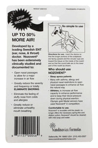 Thumbnail for Scandinavian Formulas Nozovent Anti-Snoring Device, 2 Count