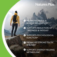 Thumbnail for NaturesPlus KalmAssure Magnesium Chewable, Orange - 60 Tablets - Promotes Relaxation & Mental Alertness - Non-GMO, Sugar Free & Gluten Free - 60 Servings