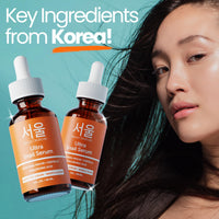 Thumbnail for SeoulCeuticals Korean Skin Care 97.5% Snail Mucin Serum – K Beauty Skincare Anti Wrinkle Cica Night Serum Hyaluronic Acid for Face 1oz