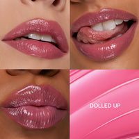 Thumbnail for ColourPop So Juicy Plumping Lip Gloss Balm - Hydrating Lip Gloss & Balm Hybrid with Peptides - Non-Sticky Formula - Visibly Plumps Lips & Delivers Buildable Color - Dolled Up (0.07 oz)