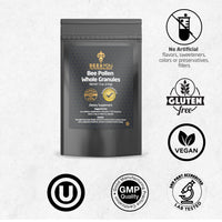 Thumbnail for BEE and You Bee Pollen Granules, 5oz Bag, 100% Pure, Natural Supplement, Antioxidants, Proteins, Vitamins, Amino Acids, for Adults, Women, Men