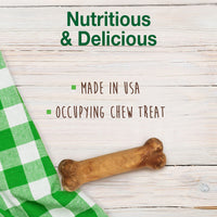 Thumbnail for Nylabone Healthy Edibles Natural Puppy Chews Long Lasting Treats for Puppies, Lamb & Apple Flavor, X-Small/Petite (4 Count)