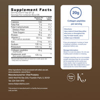 Thumbnail for Vital Proteins Collagen Peptides Advanced, Hydrolyzed Peptides with Hyaluronic Acid and Vitamin C - Chocolate Flavor Powder, 24.7oz