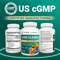 Thumbnail for Dr. Berg Liver Cleanse Detox Capsules w/Unique Blend of Milk Thistle, Ox Bile & Folate - Liver Supplement Includes Turmeric, Black Pepper & Choline - 60 Capsules