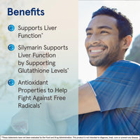 Thumbnail for Jarrow Formulas Milk Thistle 150 mg With 30:1 Standardized Silymarin Extract, Dietary Supplement for Liver Function Support, 200 Veggie Capsules, 66-200 Day Supply