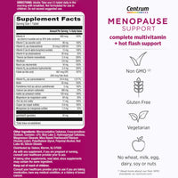 Thumbnail for Centrum Complete Multivitamin Supplement + Hot Flash Support Menopause Support Tablets, with Clinically Studied geniVida, 30 Count