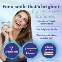 Thumbnail for GuruNanda Teeth Whitening Strips - 7-Day Treatment with Non-Slip, Dry Strip Technology - Whitening Designed with Care for a Brighter Smile