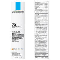 Thumbnail for La Roche-Posay Anthelios UV Correct Sunscreen Moisturizer SPF 70, Daily Anti-Aging Face Moisturizer with Niacinamide to Even Skin Tone & Fine Lines, Sun Protection for Sensitive Skin