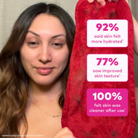 Thumbnail for The Original MakeUp Eraser PRO, Effortlessly Remove All Makeup Using Only Water, Including Waterproof Mascara, Eyeliner, Foundation, Lipstick, Sunscreen,and More! Love Red, 1ct.