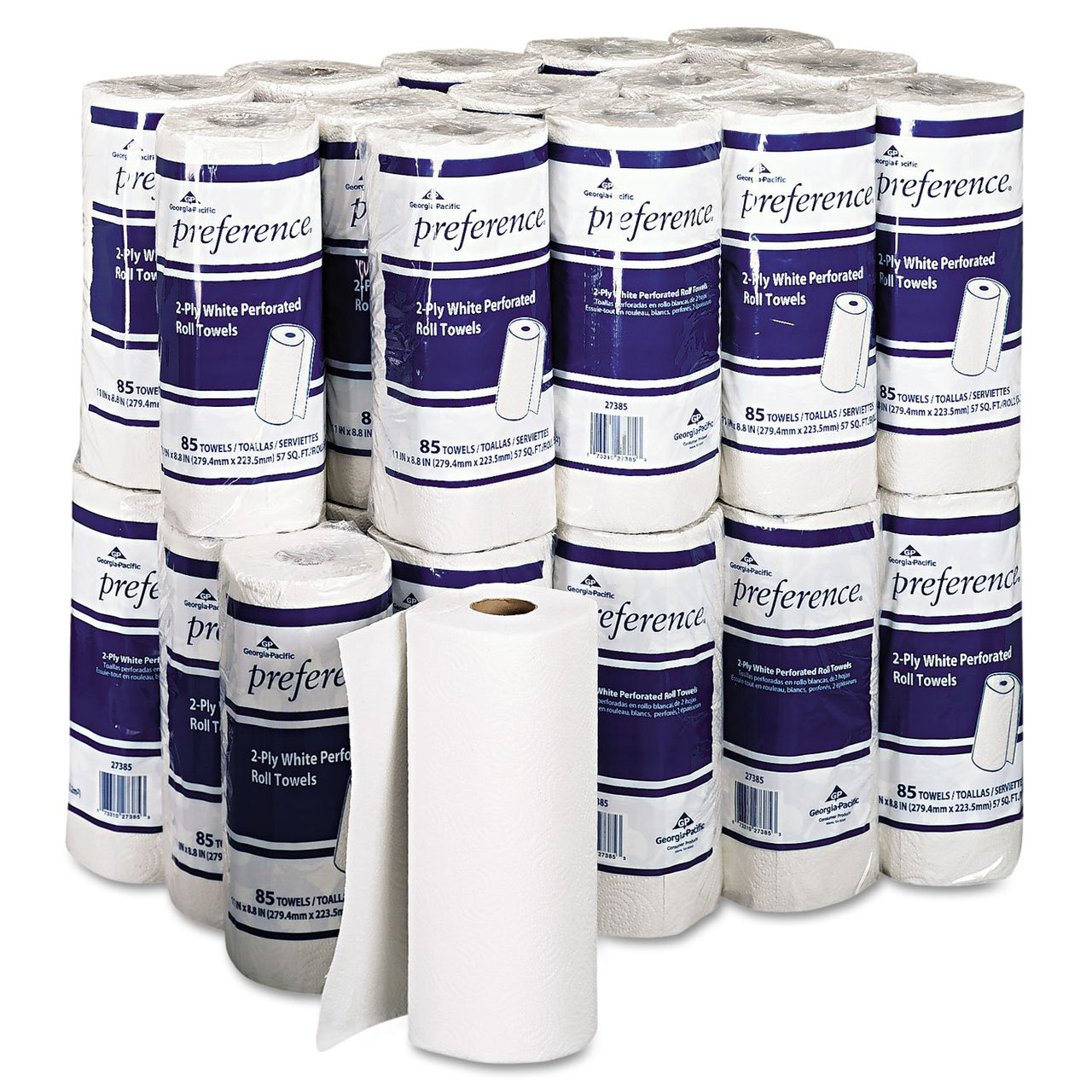 Pacific Blue Select Kitchen Paper Towel, 2-Ply Perforated Roll, 8 4/5 in x 11 in, 30 Count