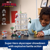 Thumbnail for LEGO Marvel Spider-Man vs Hulk Epic Clash - Super Hero Building Toy for Boys & Girls, Ages 8+ - Includes 5 Minifigures & Hulk Figure - Spider-Man Toy for Fans - Gift for Birthdays - 76350