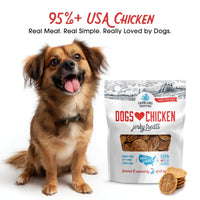 Thumbnail for Farmland Traditions Dogs Love Chicken Jerky Dog Treats with Only 3 Ingredients and No Fillers, 6 Ounce Bag