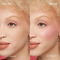Thumbnail for NYX PROFESSIONAL MAKEUP Buttermelt Powder Blush, Fade and Transfer-Resistant Blush, Up to 12HR Make Up Wear, Vegan Formula - Butta Together