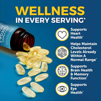 Thumbnail for Triple Strength Omega 3 Fish Oil Supplement for Men and Women – 2500 mg High-Potency, Easy-to-Absorb Re-esterified Triglyceride Form, Pescatarian-Friendly DPA EPA DHA Omega 3 Supplement, 180 Softgels