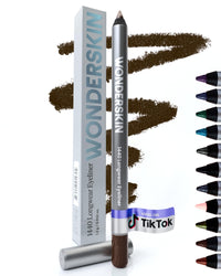 Thumbnail for Wonderskin Eyeliner Pencil, 1440 Longwear Brown Glitter Eyeliner Pencil - Waterproof, Sharpenable & Smudge Proof (Gold Mocha)