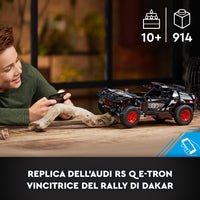 Thumbnail for LEGO Technic Audi RS Q e-tron 42160 Advanced Building Kit for Kids Ages 10 and Up, This Remote Controlled Car Toy Features App-Controlled Steering and Makes a Great Gift for Kids Who Love Engineering