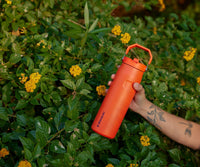 Thumbnail for Stanley IceFlow Flip Straw 2.0 Water Bottle 24 oz | Built-In Straw for Travel and Sports | Lightweight and Leak Resistant | Insulated Stainless Steel | BPA-Free | Tigerlily Plum