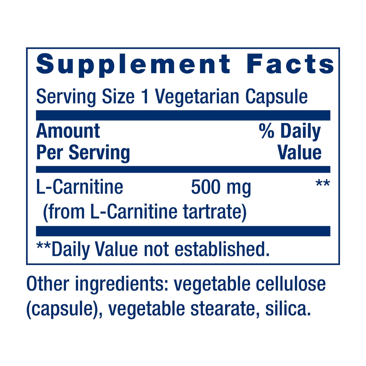 Life Extension L-Carnitine – 500 mg, Energy Supplement, Memory Supplement – Free Form Amino Acid, Nitric Oxide Support, Healthy Blood Pressure – Gluten-Free, Non-GMO, Vegetarian – 30 Capsules