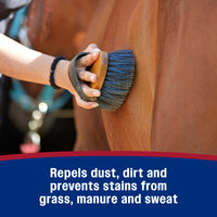 Thumbnail for Farnam Laser Sheen Dazzling Shine and Detangler Concentrate for Horses, Repels Dirt and Stains, Makes 1 Gallon of Spray, 12 fluid ounces