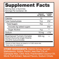 Thumbnail for Qunol Zero Sugar Turmeric Gummies, Gummy with 500mg Turmeric Curcumin, Joint Support Supplement, Ultra High Absorption Tumeric Curcumin, Vegetarian, Gluten Free, 120 Count