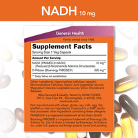 Thumbnail for NOW Foods NADH with Ribose, 10 mg, 60 Vcaps