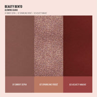 Thumbnail for Kaja 3 Colors Eyeshadow - Beauty Bento 07 Glowing Guava | Mosaic Chrome, Shimmer, Matte finish, Cruelty free, K-Beauty Mini Palettes, Easy Finger Blendable, Glitter, High Pigmentation, 0.03 Oz