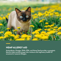 Thumbnail for NaturVet Hemp Allergy Aid Plus Hemp Seed Soft Chews for Cats, 60 ct, Made in The USA