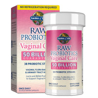 Thumbnail for Garden of Life Raw Probiotics Vaginal Care - 50 Billion CFU - 38 Probiotic Strains - Supports Vaginal & Urinary Tract Health - Shelf Stable - 30 Vegetarian Capsules