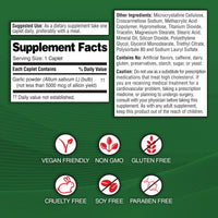 Thumbnail for Garlique Garlic Extract Supplement, Healthy Cholesterol Formula, Odorless & Vegan, 60 Caplets
